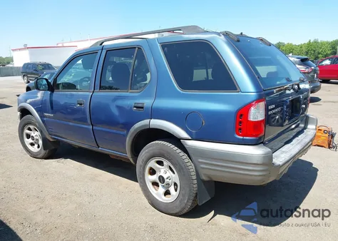 2002 Isuzu Rodeo S 2.2L из США, поврежденный, VIN 4S2CK58D224333439